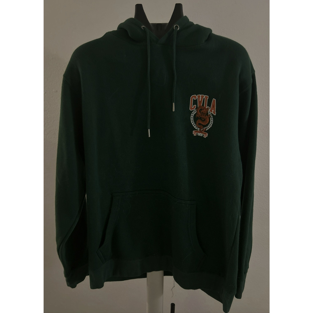 CVLA Hoodie Men’s Green Large-MAKE YOUR OWN LUCK Dragon
